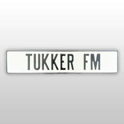 Tukker FM Kentekenplaat