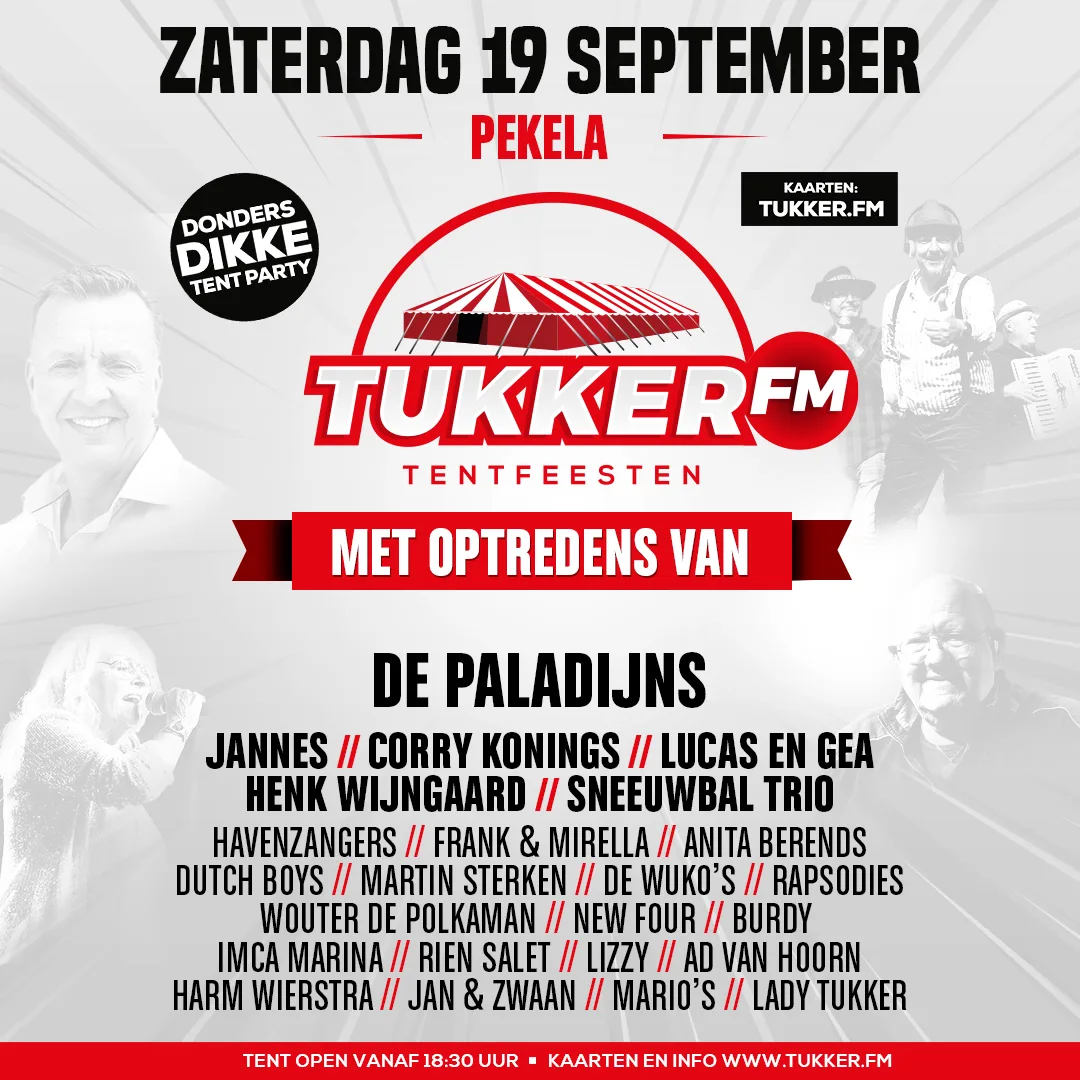 Donders dikke tent party pekela